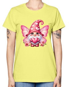gnome with butterfly 08# - gnome -  Missy T-Shirt