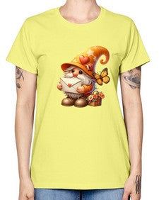 gnome with butterfly 09# - gnome -  Missy T-Shirt