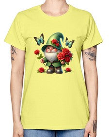 gnome with butterfly 11# - gnome -  Missy T-Shirt