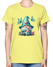 gnome with butterfly 14# - gnome -  Missy T-Shirt