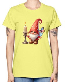 gnome with butterfly 16# - gnome -  Missy T-Shirt
