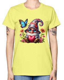 gnome with butterfly 17# - gnome -  Missy T-Shirt