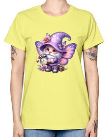gnome with butterfly 18# - gnome -  Missy T-Shirt