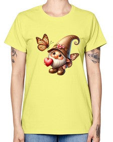 gnome with butterfly 22# - gnome -  Missy T-Shirt