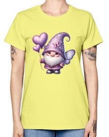 gnome with butterfly 25# - gnome -  Missy T-Shirt