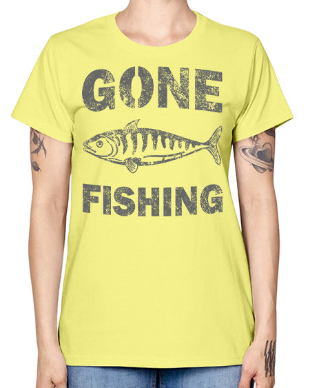 gone fishing 13# - shark-fish -  Missy T-Shirt