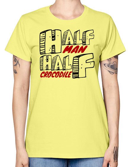 half man half crocodile - alligator -  Missy T-Shirt