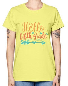 hello fifth grade 259# - fifth grade -  Missy T-Shirt