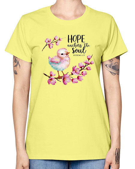 hope anchors the soul 41# - birds -  Missy T-Shirt