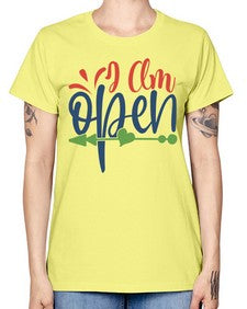 i am open Style 100# - motivation -  Missy T-Shirt