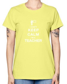i can t keep calm teacher 358# - teacher -  Missy T-Shirt