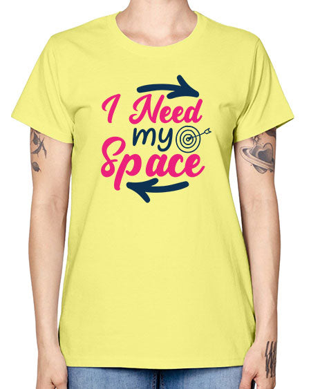 i need my space 23# - space -  Missy T-Shirt