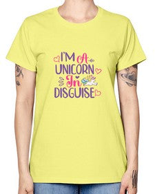 im a unicorn in disguise 231# - unicorn -  Missy T-Shirt
