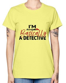 im basically a detective 636# - true crime -  Missy T-Shirt