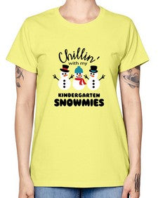 kindergarten snowmies 434# - kindergarten -  Missy T-Shirt