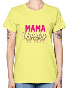 mama unicorn 289# - unicorn -  Missy T-Shirt