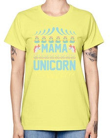 mama unicorn 293# - unicorn -  Missy T-Shirt