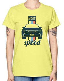 more speed 40# - car -  Missy T-Shirt
