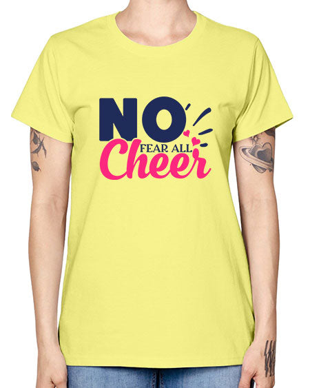 no fear all cheer 1728# - cheer -  Missy T-Shirt