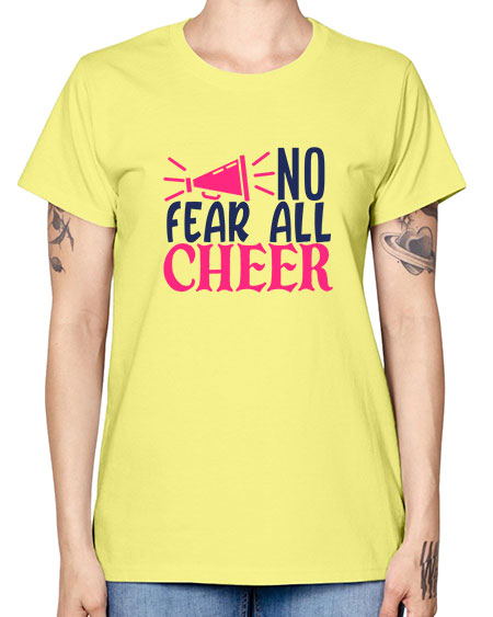 no fear all cheer 1739# - cheer -  Missy T-Shirt