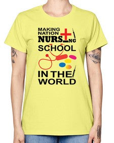 nurse tshirt png 1220# - nurse -  Missy T-Shirt