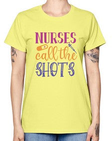 nurses call the shots Style 1234# - nurse -  Missy T-Shirt