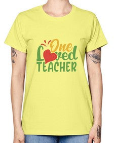 one loved teacher Style 324# - teacher -  Missy T-Shirt