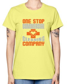 one stop commercial cleaning company Style 332# - cleaner -  Missy T-Shirt