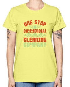 one stop commercial cleaning company Style 333# - cleaner -  Missy T-Shirt