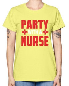 party with nurse 1300# - nurse -  Missy T-Shirt