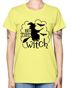 percent that witch 55# - witch -  Missy T-Shirt