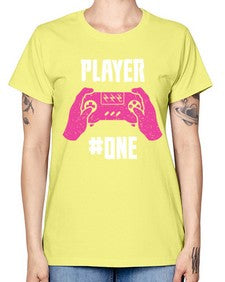 player one 147# - video games -  Missy T-Shirt