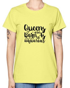 queens Are Born As Aquarius 383# - aquarius -  Missy T-Shirt