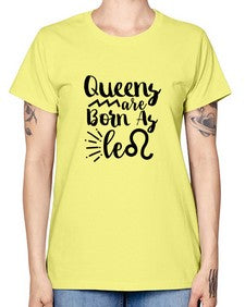 queens Are Born As Leo 386# - leo -  Missy T-Shirt