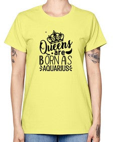 queens are born as Aquarius 388# - aquarius -  Missy T-Shirt