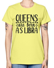 queens are born as Libra 395# - libra -  Missy T-Shirt