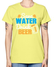 save water drink beer 1515# - beer -  Missy T-Shirt