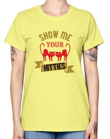 show me your kitties Style 115# - cats -  Missy T-Shirt