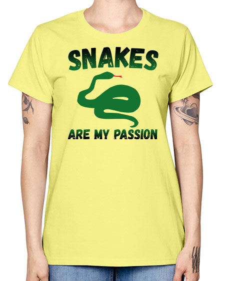snake are my passion - snake -  Missy T-Shirt