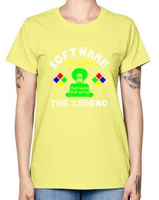 software developer the legend 16# - computer -  Missy T-Shirt
