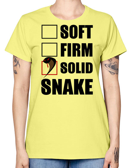 solid snake - snake -  Missy T-Shirt
