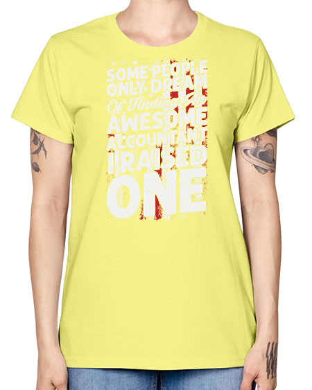 some people only dream of finding an awesome accountant 1415# - accountant -  Missy T-Shirt