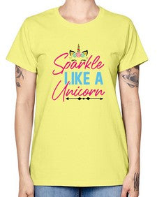 sparkle like a unicorn 416# - unicorn -  Missy T-Shirt