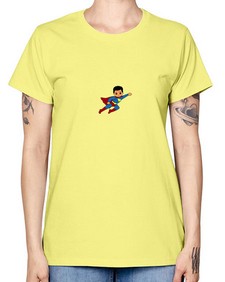 super kid 15# - black boys or men -  Missy T-Shirt