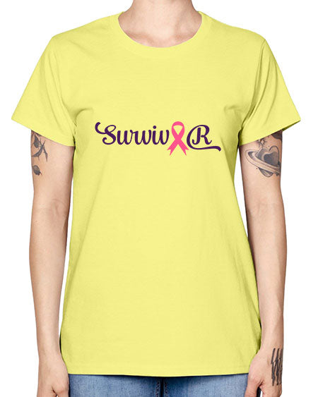 survivor 251# - breast cancer -  Missy T-Shirt