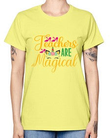 teachers are magical 430# - unicorn -  Missy T-Shirt