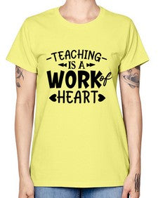 teaching it a work of heart Style 405# - teacher -  Missy T-Shirt