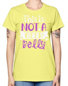 this is not a beer belly 1648# - beer -  Missy T-Shirt