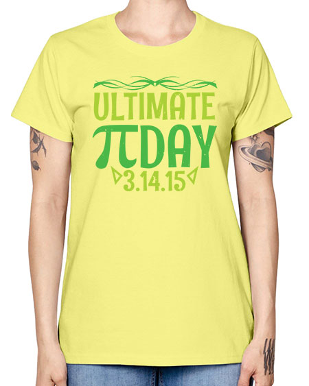 ultimate Pi day 49# - pi -  Missy T-Shirt