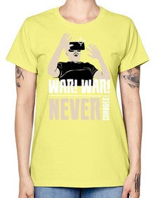 war war never changes 162# - video games -  Missy T-Shirt